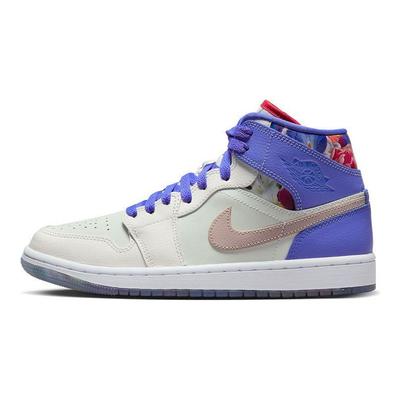 Air 1 Mid SE Valentines Day Bouquet Women Sneakers White Sail University-Red FD4331-121