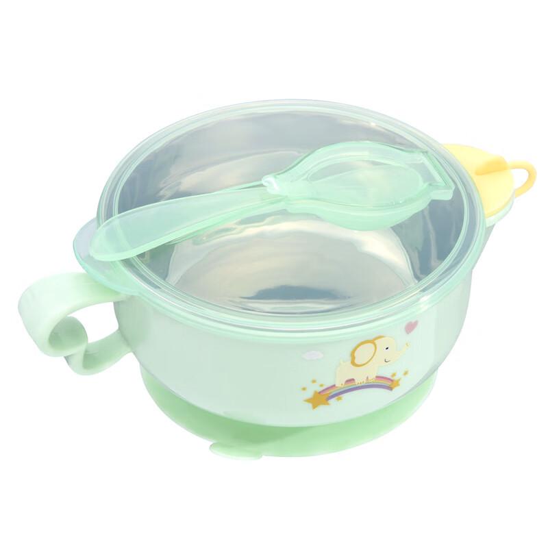 OJW Large Kids Insulated Suction Bowl Set with Spoon