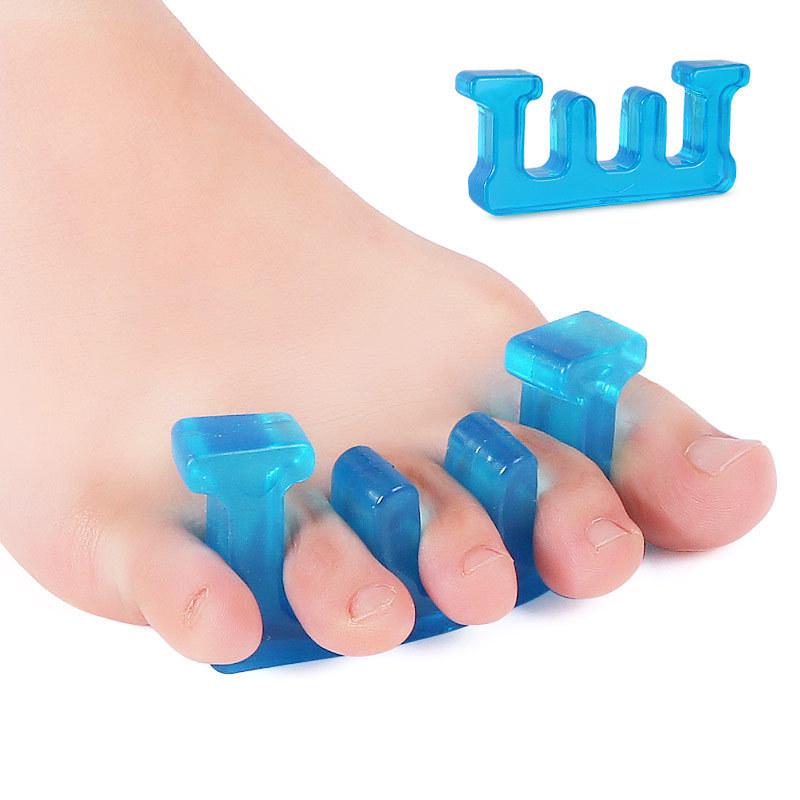 

Three-Hole Toe Separator for Hallux Valgus and Overlapping Toes One Size синій