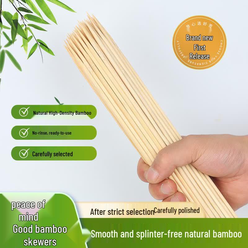 WOLSGIN Disposable Bamboo Skewers