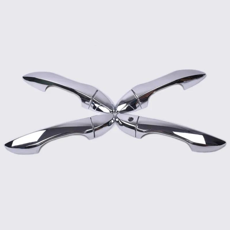 For Toyota Corolla LHD 2014 2015 2016 2017 2018 ABS Chrome Glossy Black Door Handle Cover Trims Sticker Car Styling Accessories