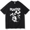 Playboi Carti Red Tour T‑Shirt Graphic Print Unisex Crew Neck Short Sleeve Hip Hop Rapper Tee Casual Streetwear Summer Daily Top for Men Women
