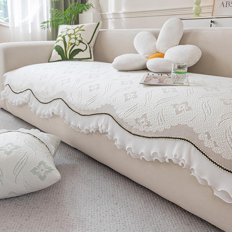 Special-Shaped Cold Silk Cool Sofa Cushion  Summer New Modern Simple Light Luxury Non-Slip One-Piece Mat Cushion