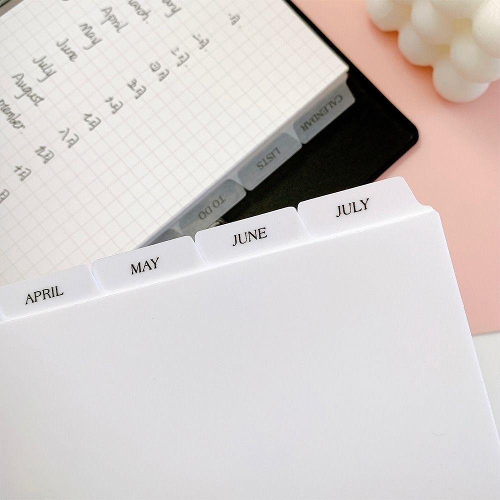 A5 A6 Page Classification Separator Page Notebook Loose-leaf Book Partition Accessories