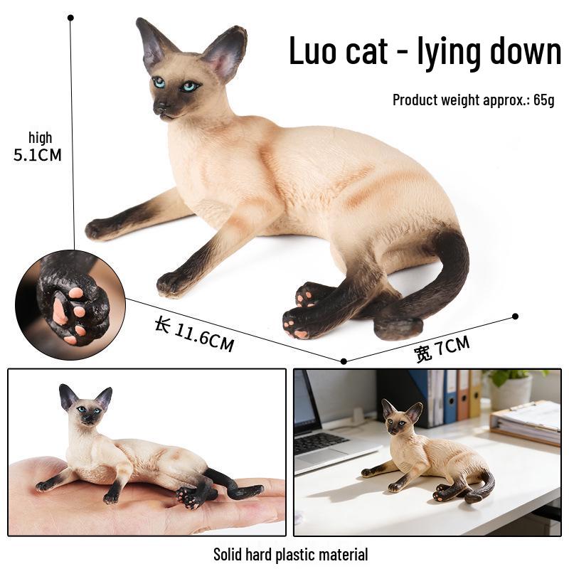 

Realistic British Shorthair Plush Cat Toy - Orange