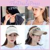 Sport Letter Baseball Cap Summer Outdoor Sunshade Breathable Sports Hat Women