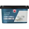 V33 Peinture Multi-supports Monocouche Cuisine Bain Resist'Extrême Satin,Gris Perle,2L