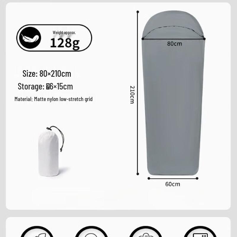 OEING Lightweight Nylon Camping Sleeping Bag