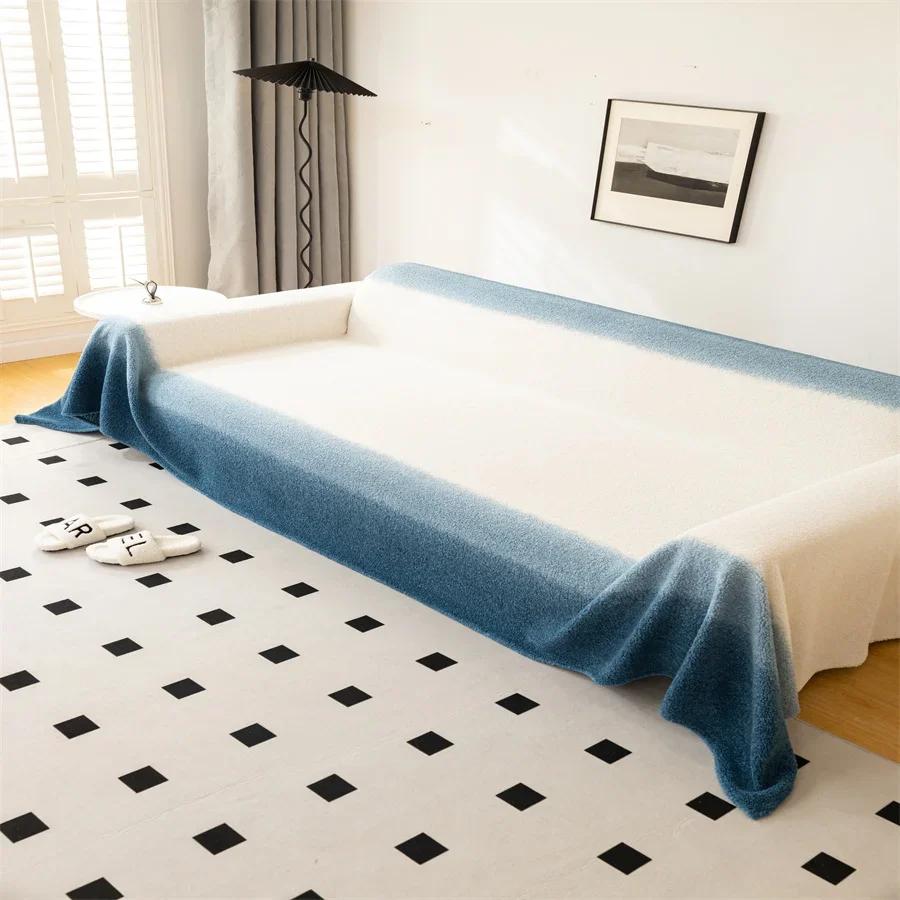 

Полотенце-чехол на диван Новый Универсальный Чехол на диван из шенилла на четыре сезона Защита от кошек Ткань для полного покрытия Универсальный Нескользящий Чехол на диван 180X130