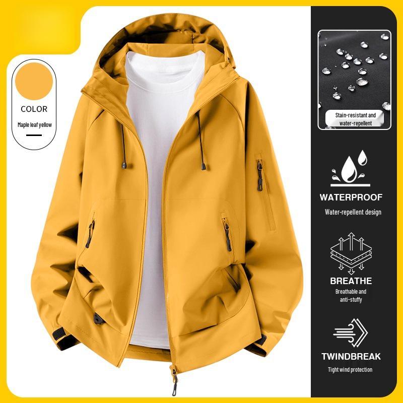 

Couples 3-in-1 Windproof Fleece-Lined Ski and Travel Jacket for Autumn and Winter M - 90-100 lbs