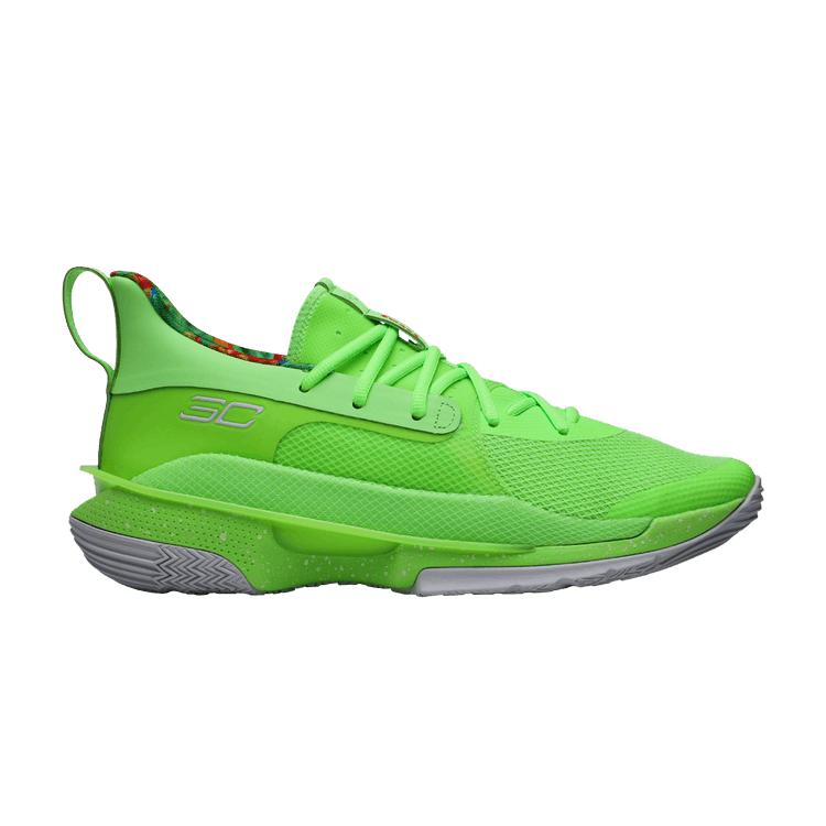 Under Armour Curry 7 Sour Patch Kids Lime 48.5