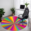 1pc Rainbow Wheel Chair Carpet for Office, Non-slip, Soft and Durable Office Rug, Perfect for Office Yy251227144