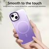 For iPhone 15 Plus/14 Plus Magnetic Case Gradient Design Borderless IMD TPU+PC+PET Phone Cover