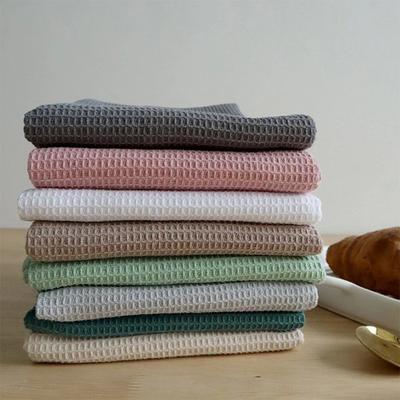 8PCS 30X45CM Waffle Weave Cotton Placemat,Ultra Soft Absorbent Tea Towel,Cloth Napkins,Dish Rags,Kitchen Dinner Plate Hand Towel