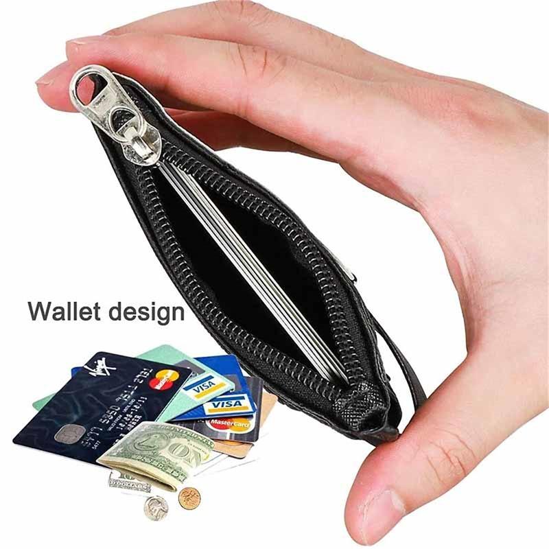 Office Work School ID Card Badge Holder With Keyring Rope Layards Neck Strap Bag Part Multi-Purpose Can Hold Card Key Small Item