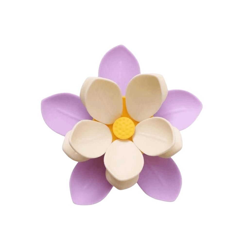 2 In 1 Sealing Clips for Food Storage Double-Layer Flowers Chip Clips for Snacks