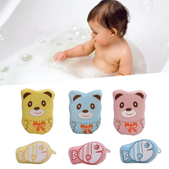 

Детские мочалки с мультяшным животным рисунком, водопоглощающие портативные мягкие детские полотенца для душа, детские принадлежности