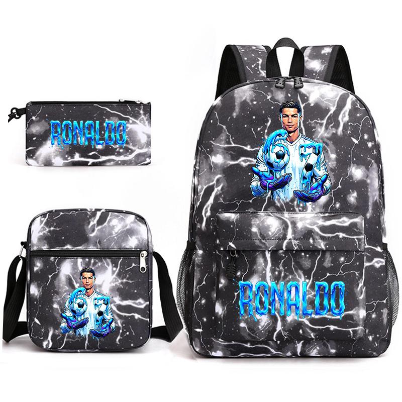 Cr7 Ronaldo 67 Print School Backpack