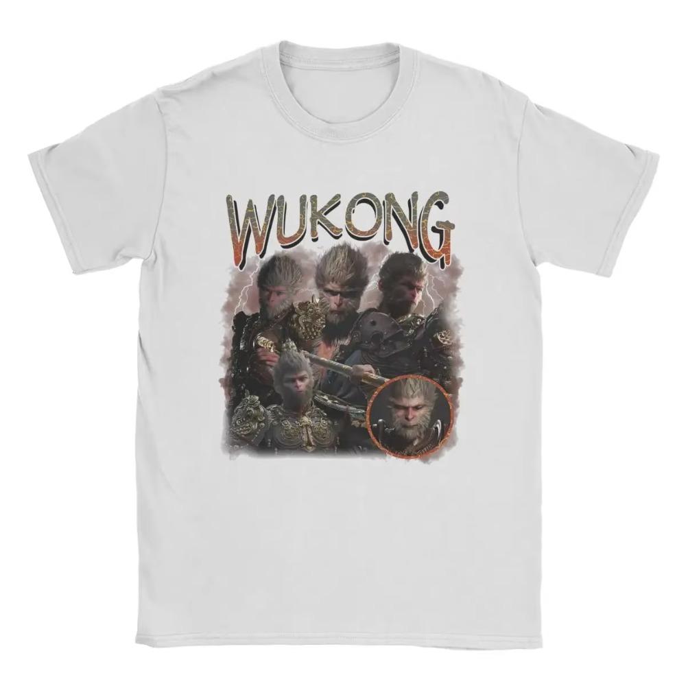 Amazing BLACK MYTH WUKONG SUN WUKONG THE MONKEY KING T-Shirts Men Women's Pure Cotton Tee Shirt Original Clothing