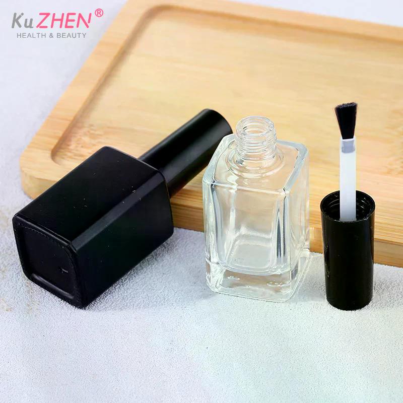 1*5/10/12/15ML Empty Clear Glass Nail Polish Bottles With Brush Cap Refillable Containers For Nail Art Lip Golss Liquid Sample