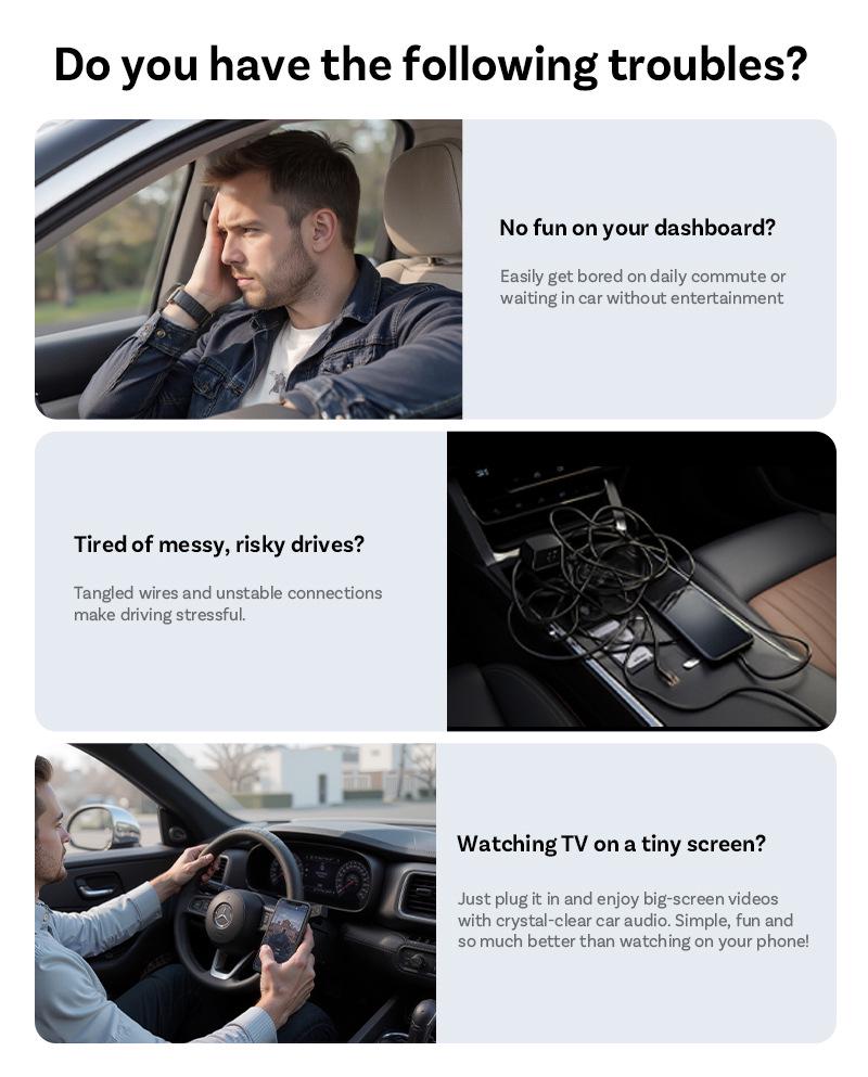 Ottocast Wireless CarPlay & Android Auto Adapter