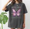 2026 Summer Retro Womens  Little Osha Butterfly TShirt Unisex Cotton and Breathable Short Sleeve Oversized Loose Casual