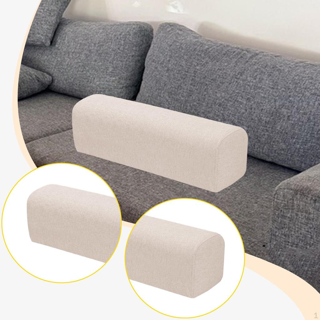 Arm Rest High Density Foam Support Pillow Rectangular Pad Armrest for Couch Living Room Armchair Bed