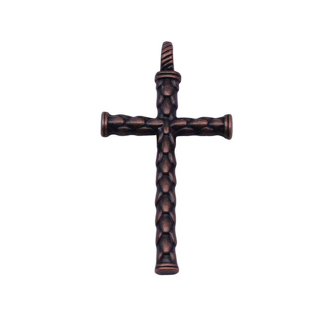 Hollow Cross Charms Multi Color Alloy Pendants For Gothic Christian Jewelry Accessories