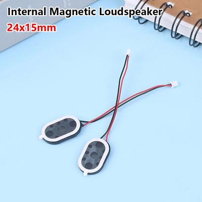 2Pcs New 1W 8Ohm Internal Magnetic Loudspeaker Plastic 24x15mm Loud Speaker 2415 Micro Mini Trumpet For Tablet PC Navigator