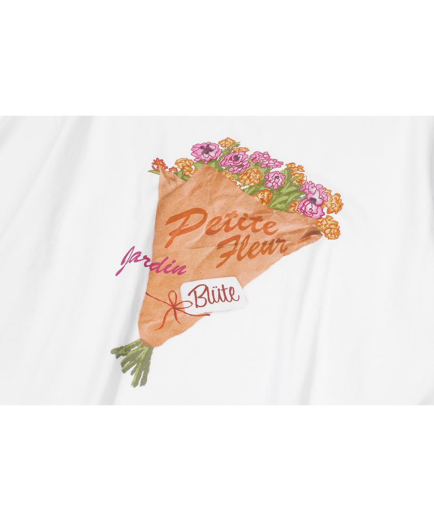 CPGN STUDIO Dtp Petit Flower Short Sleeve T-Shirt White