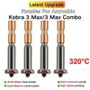 0.2mm 0.4mm 0.6mm 0.8mm 3D Printing Nozzle Dual-Material Quick-Swap Hotend Removable for Anycubic Kobra 3 Max Combo