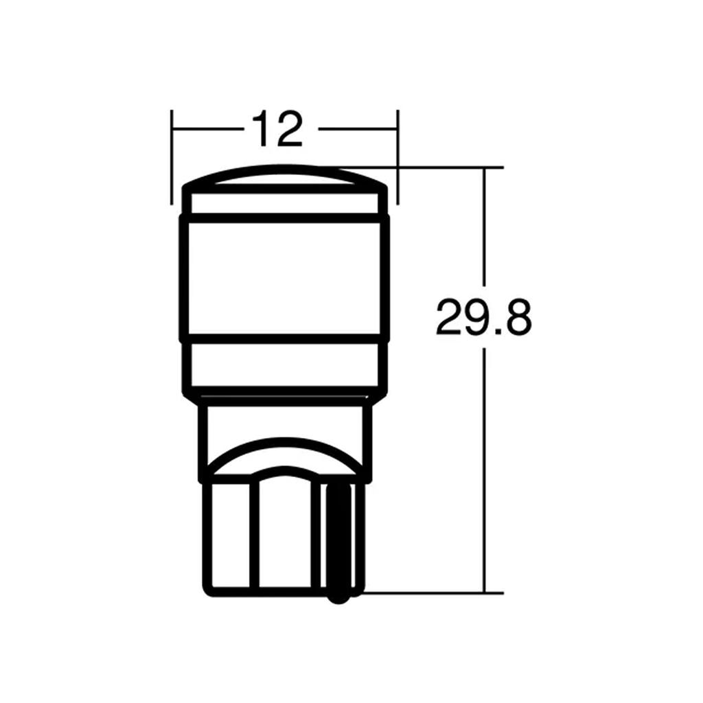 Stanley Electric Hyper LED Bulbs for and SL21 Sports 12V Vehicle Inspection and Hybrid Pack of 2 (STANLEY) Position, Room, Map, 6300K, Series, T10,