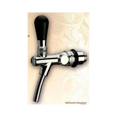 Self-closing Chrome Beer Tap 7 Mm, 55 Mm Thread - Ideal for Beer Dispensing