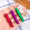 Small Size Outdoor with Keyring Emergency Whistles Training Accessories Survival Whistle EDC Tools
