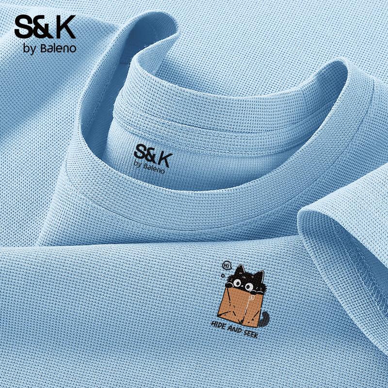 

Baleno S&K Series Men s Waffle Knit Short Sleeve T-Shirt 5XL