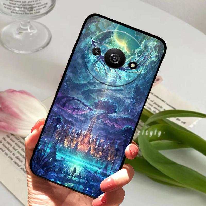 Für Redmi A3 Hülle 23129RN51X Mode Weiches TPU Silikon Handy Schutzhülle Für Xiaomi Redmi A 3 Pro Fundas A3x Stoßfänger Schalen