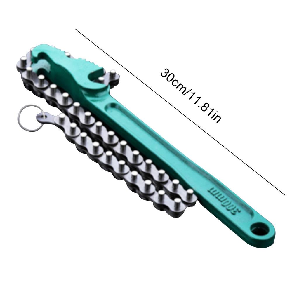 Engine Chain Oil Filter Wrench Heavy Duty Chain Spanner Pipe Fittings Oil Filter Auto Car Spanner Hand Removal Tools