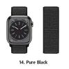 Nylon Strap For Apple Watch 10 Bands 46mm 44mm 40mm 45mm 41mm 49mm 42mm 38mm Bracelet Correa iwatch Series 8 se 7 6 3 9 11 40 mm
