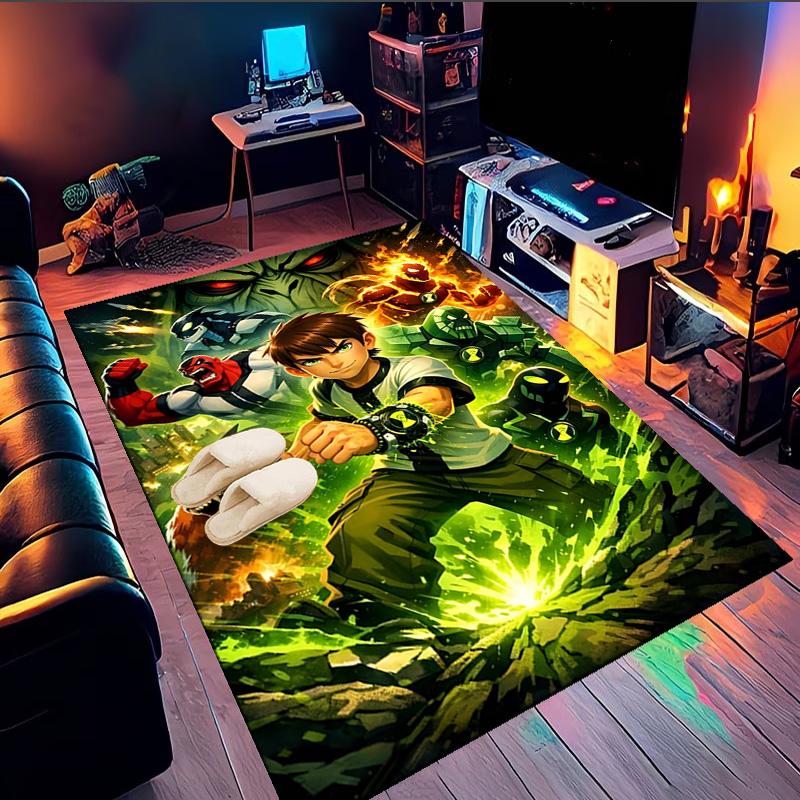 Ben Alien Force Area Rug Suitable for Indoor And Outdoor,Carpets for Kitchens, Homes, Offices, Living Rooms,Home Decor,Christmas Gift