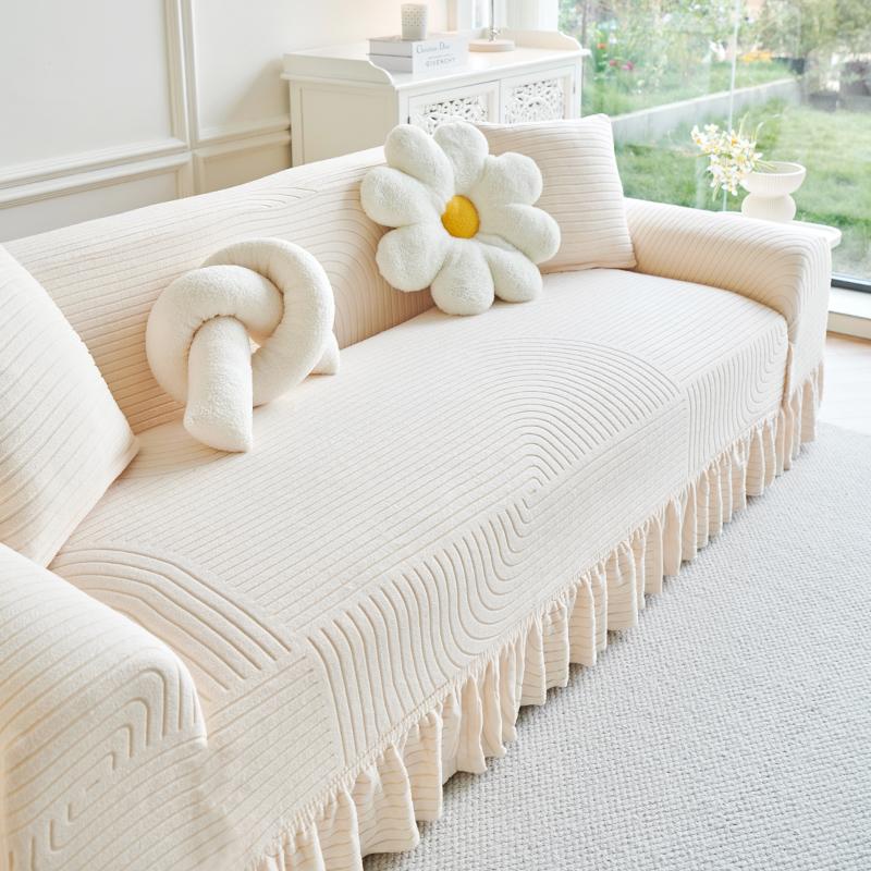 Sofa Cover All inclusive Universal Cover Elastic European Style Universal Old Fashioned Anti Cat Scratch Four Season Style