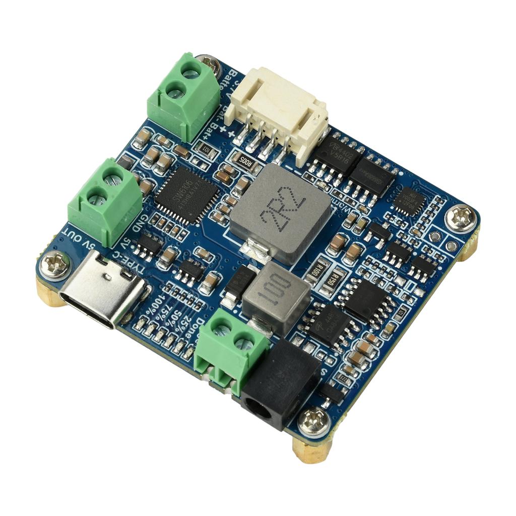 6-24V Solar Panel Power Management Module, 5V 3A Regulated Output, Supports MPPT, PD, QC, FCP, SFCP, Type-C Power Adapter