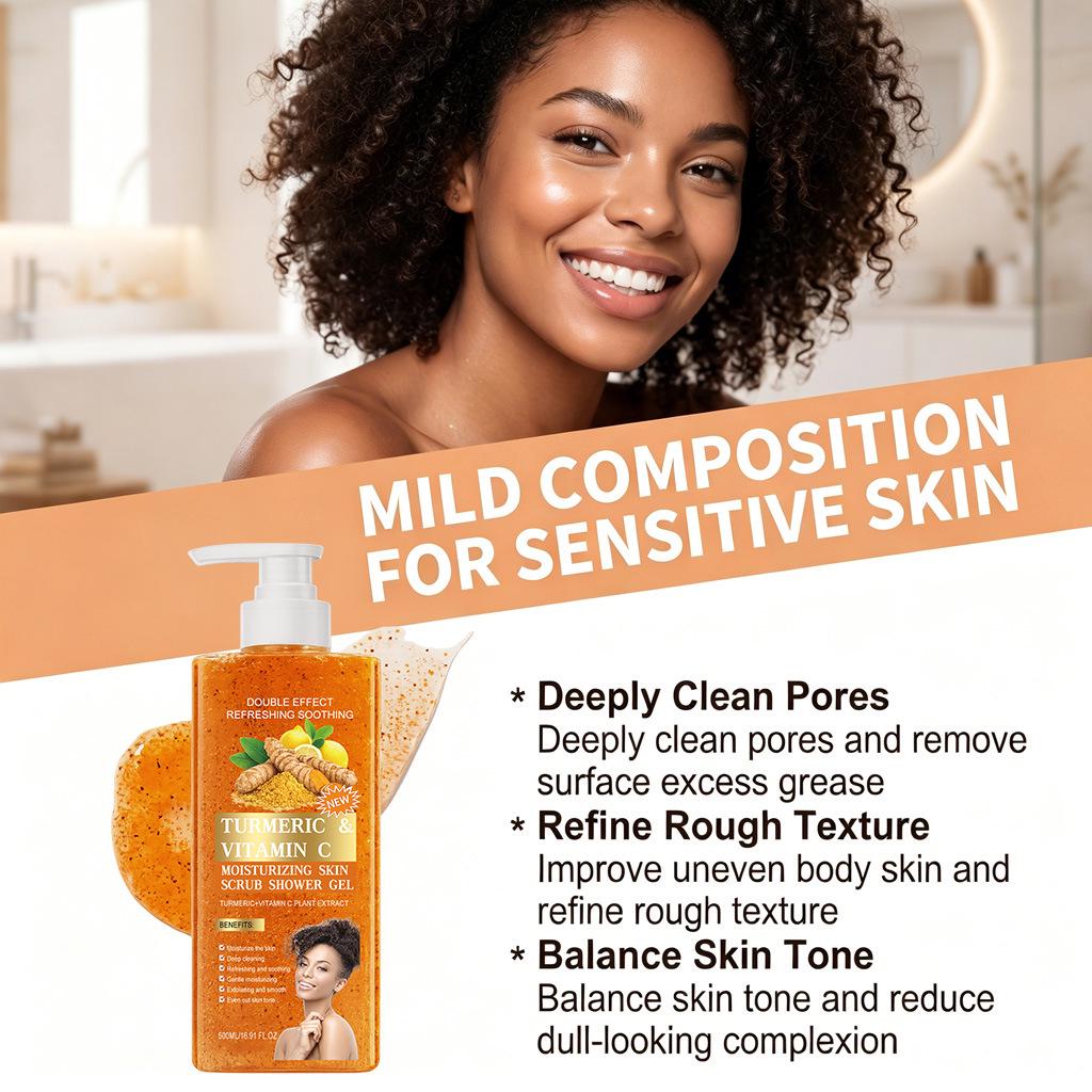 Plant Extract Gentle Moisturizing Body Wash - Refresh & Soften Skin for Daily Use