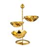 Centerpiece Bowl Space-Conscious Stainless Steel Fruit Serving Stand Decorative