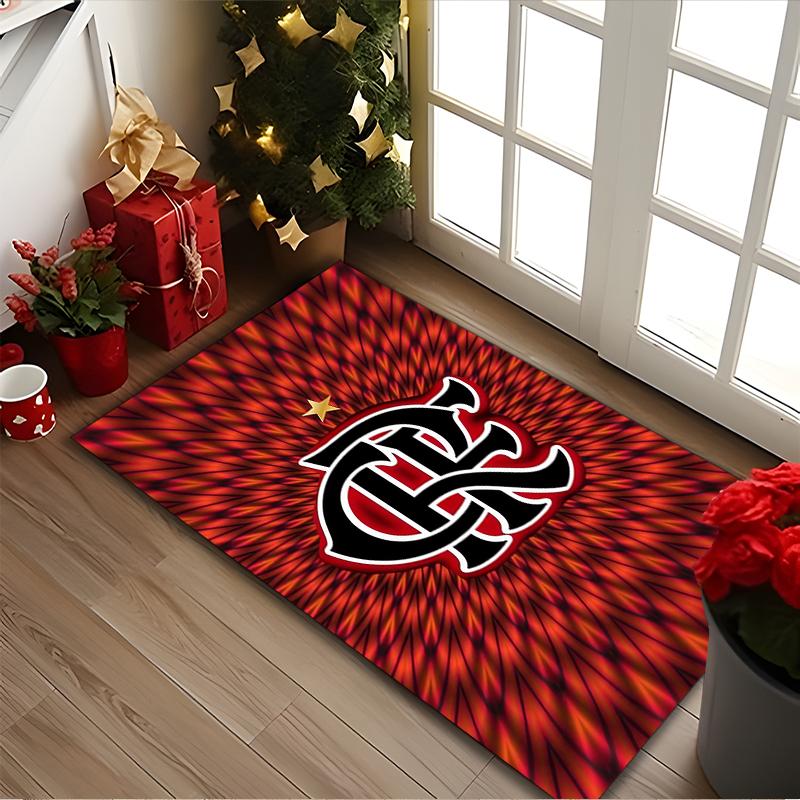 1pc Rangers FC Printed Chair Rug for Home Office Use, Living Room Kitchen Game Room Area Carpet