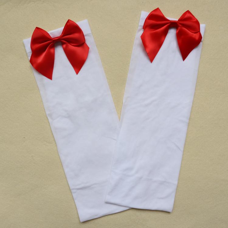 Sexy Women'S Hosiery Pink Bow Stay Up Thigh High Silk Stockings Hose.Ladies Sweet Bow Stockings Pantyhose Students Stockings