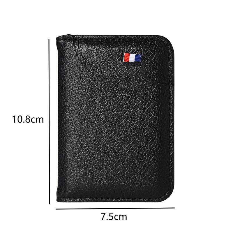 Portable Super Slim Soft Wallet Pu Leather Mini Credit Card Wallet Purse Card Holders Men Wallet Thin Small Short Wallets