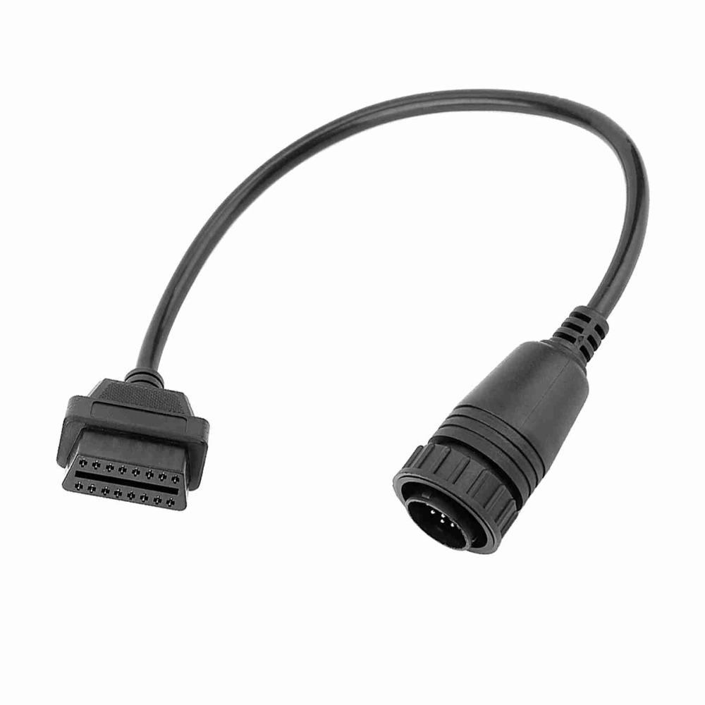 

OBD2 Male to Female OBDII Adapter Cable OBD2 Connector Cord Fault Code Reading чорний