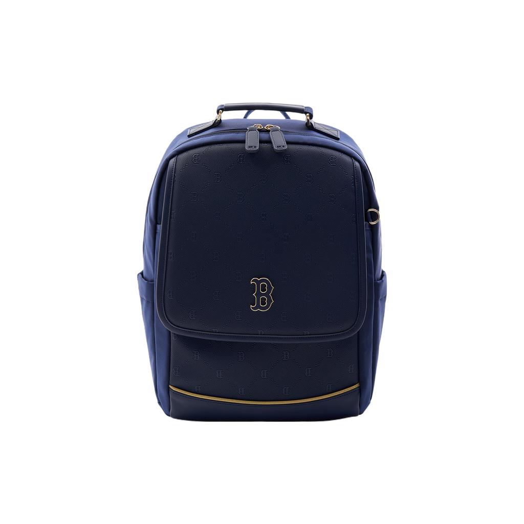 New MLB Nylon Backpack Regular Men's Marine Blue 7ABKMD14N-43NYD