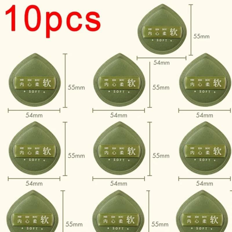 1-10pcs Super Thick Soft Makeup Puffs Large Cotton Velvet Powder Puff Liquid Foundation Sponge Cosmetics Tools Wet Dry Use Puff