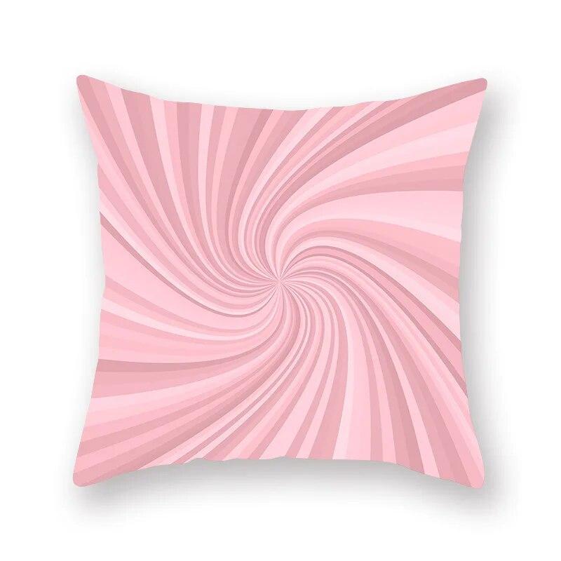 Nordic Simple Pink Geometric Printing Pattern Cushion Cover Home Living Room Sofa Decorative Pillow Pillow Cover 45*45cm